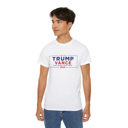 Trump Vance 2024 Unisex Ultra Cotton Tee - Make America Great Again Shirt