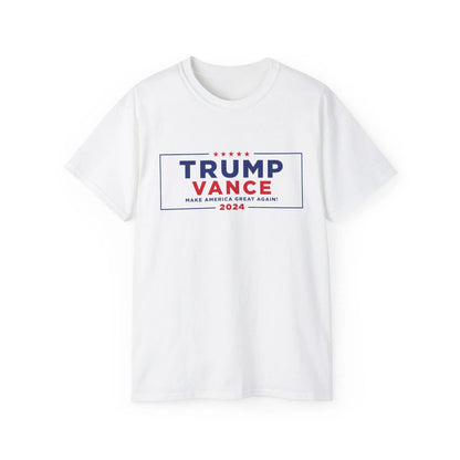 Trump Vance 2024 Unisex Ultra Cotton Tee - Make America Great Again Shirt