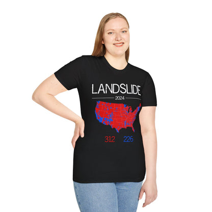 President Trump T-Shirt Landslide Win 2024 Presidential Election